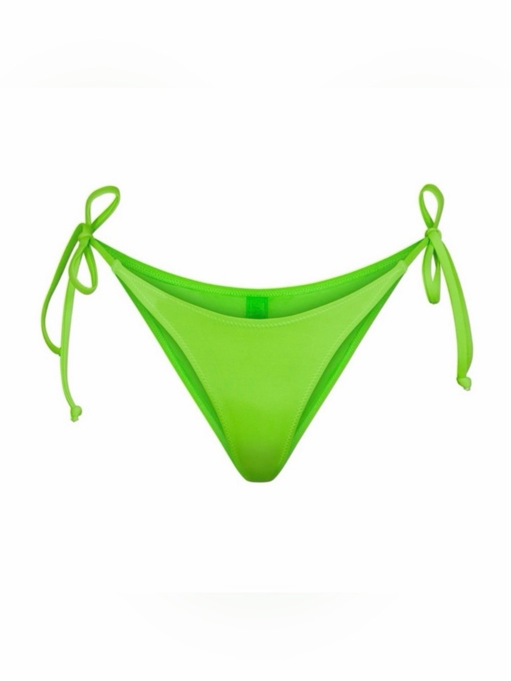 NWT SKIMS SIGNATURE SWIM
DIPPED TIE BIKINI BOTTOM 3X Neon Green
